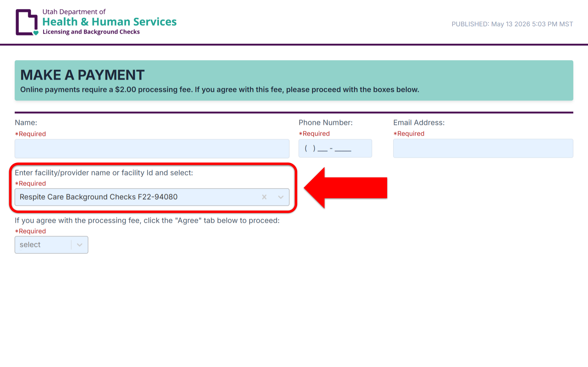 An image showing respite care background checks as the name of the faiclity